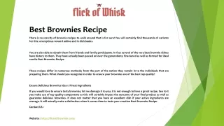 best brownies recipe