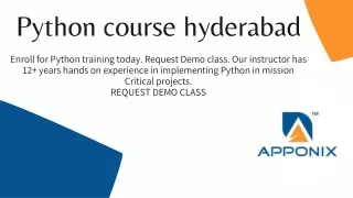 python course hyd erabad