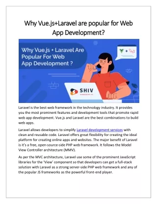 why vue why vue js laravel are popular