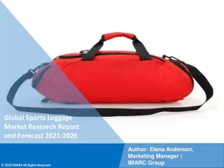 Sports Luggage Market pdf 2021-2026: Size, Share, Trends, Analysis