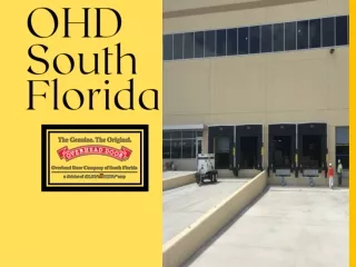 Select the Best Garage Door Opener Repair in Miami by OHD South Florida