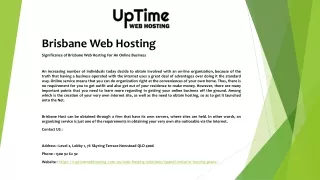 brisbane web hosting