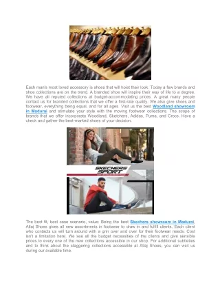 The branded shoes for all occasions!