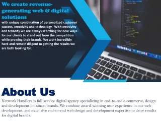 we create revenue generating web digital