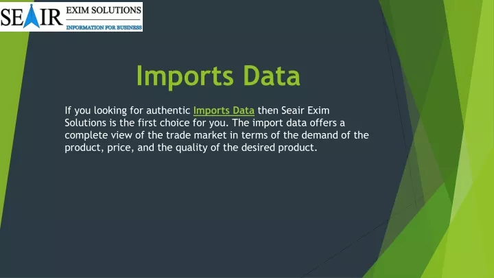 imports data