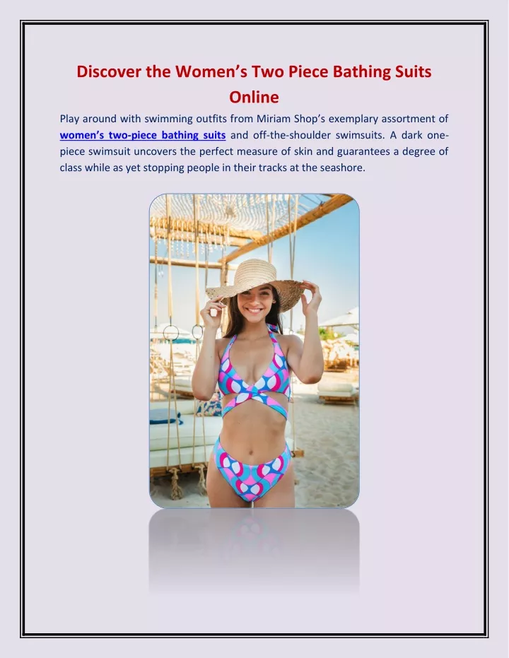discover the women s two piece bathing suits