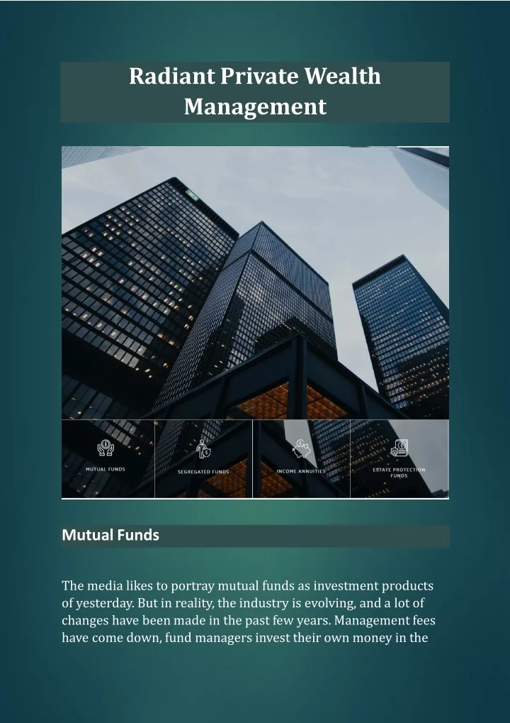 PPT - Radiant Private Wealth Management PowerPoint Presentation, free ...