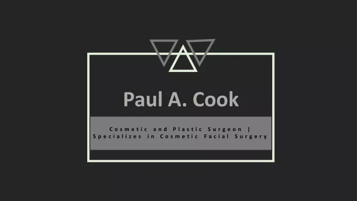 paul a cook
