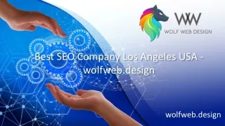 Best SEO Company Los Angeles USA - wolfweb.design