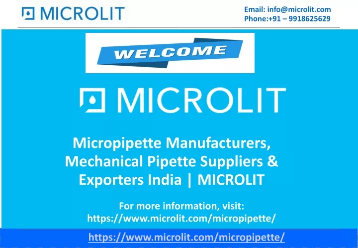 micropipette manufacturers mechanical pipette