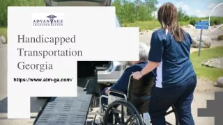 Handicapped Transportation Georgia