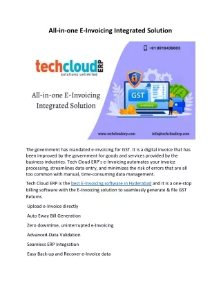 all in one e invoicing integrated solution