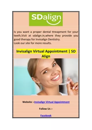 is you want a proper dental ttreapment for your
