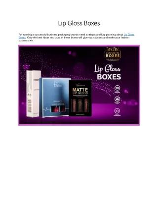 lip gloss boxes