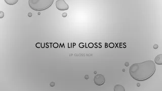 custom lip gloss boxes