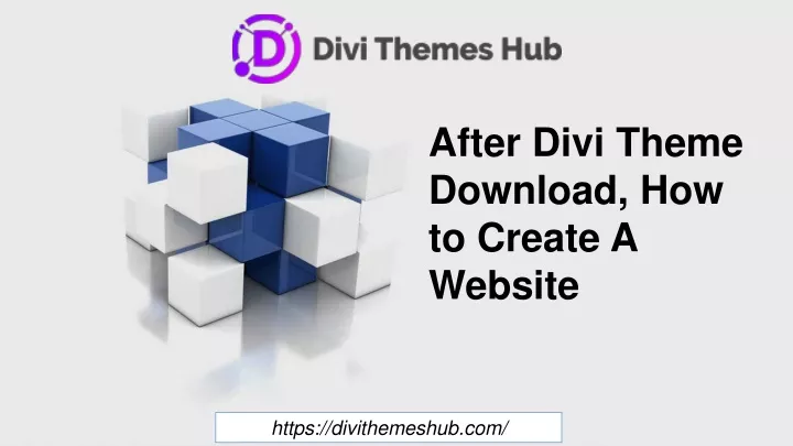 after divi theme download how to create a website