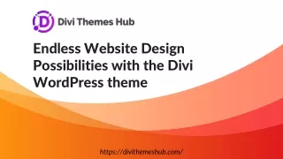 Endless Website Design Possibilities with the Divi WordPress theme