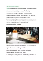 What are the New Options For Temporary Construction Light on the Job Site - slide 1