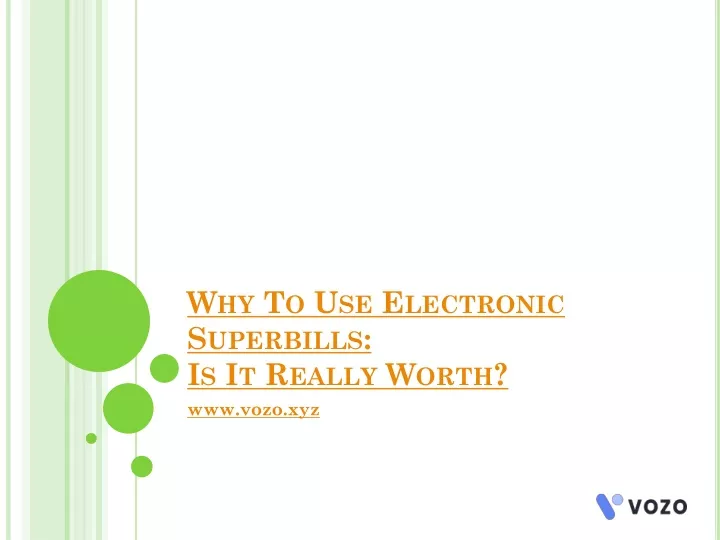 why to use electronic superbills is it really worth
