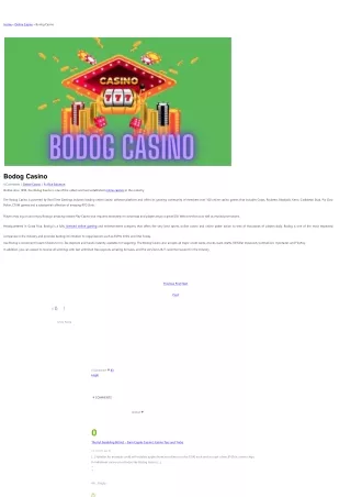 home online casino bodog casino