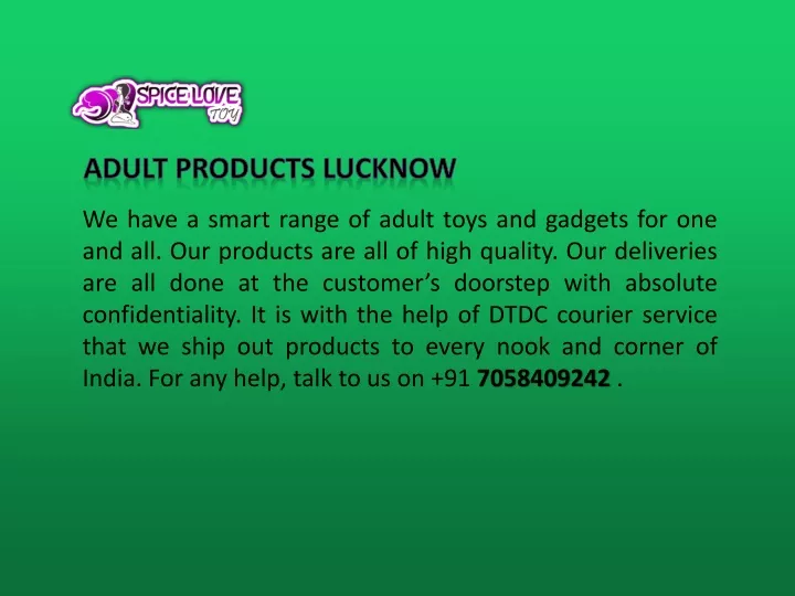 adult products lucknow