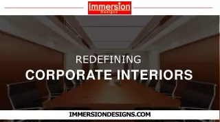 The Best Fit Out Interior Designs Companies in Dubai | Immersion Designs