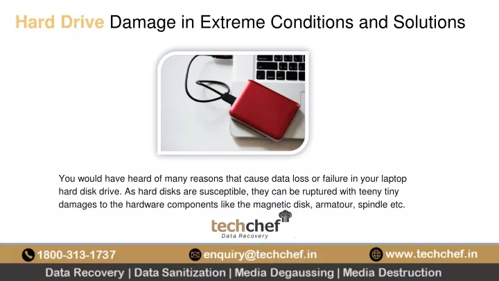 hard drive damage in extreme conditions