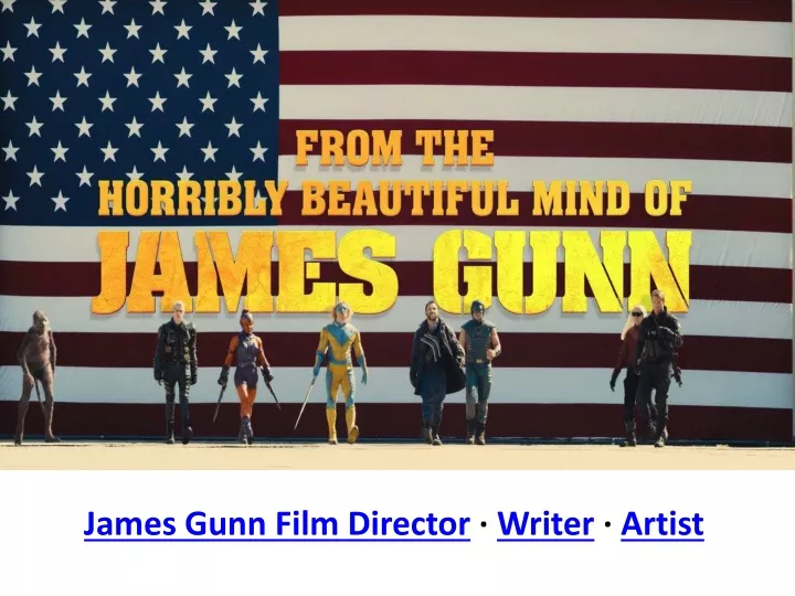 james gunn film director writer artist