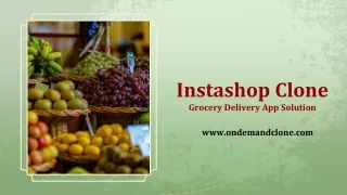 instashop clone grocery delivery app solution