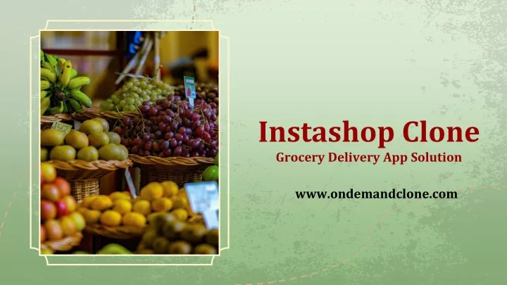 instashop clone grocery delivery app solution