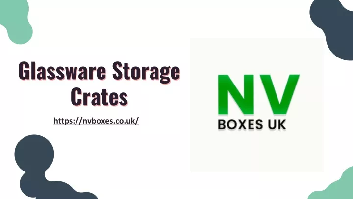 glassware storage crates
