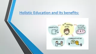 Holistic Education and its benefits