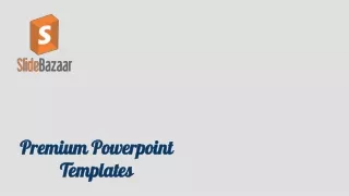 Premium powerpoint templates | SlideBazaar