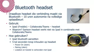 bluetooth headset