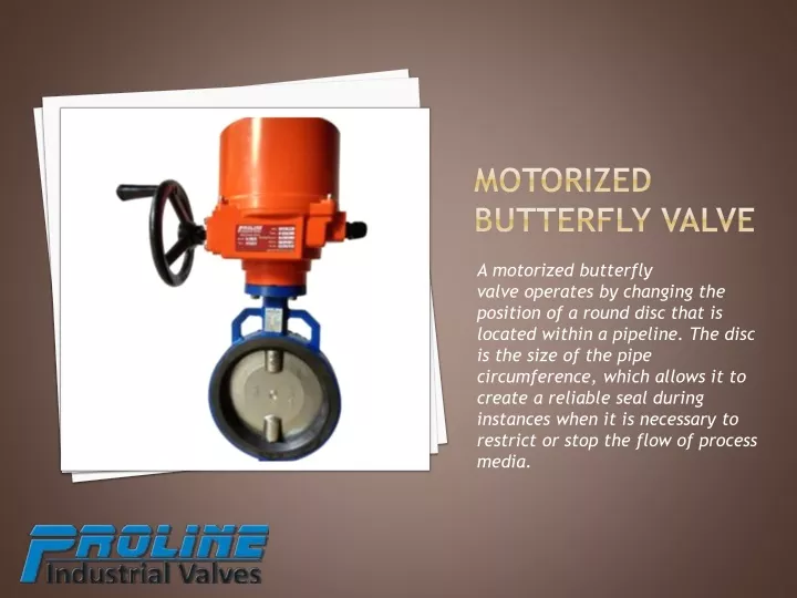 motorized butterfly valve