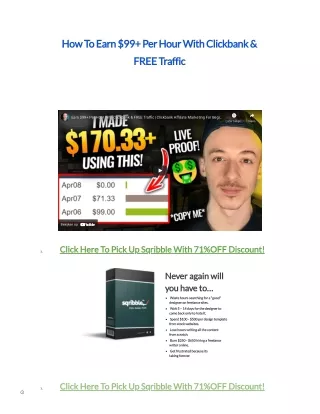 how to earn 99 per hour with clickbank
