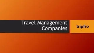 Travel Management Companies