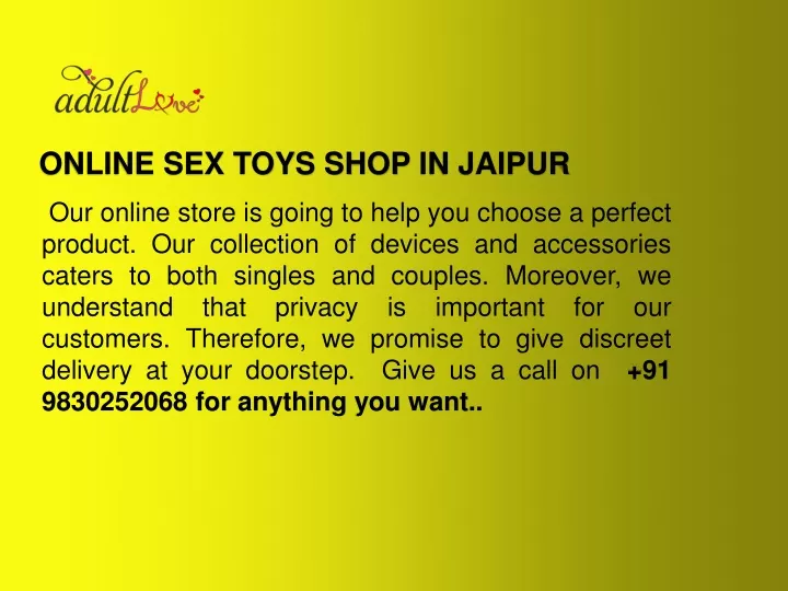 online sex toys shop in jaipur