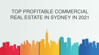 Top 9 profitable commercial real estate in Sydney in 2021
