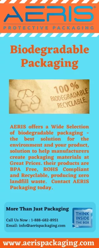 biodegradable packaging