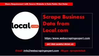 share requirement with source website data fields