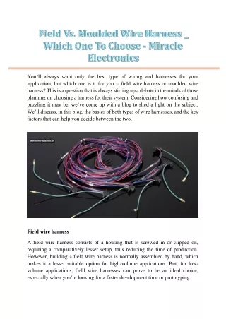 you ll always want only the best type of wiring