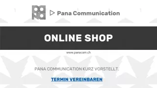 ONLINE SHOP - Pana Communication