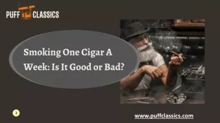 Cigar Smoking | Myths And Facts | Puff Classics