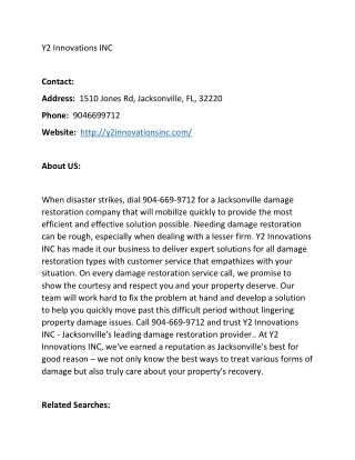 y2 innovations inc