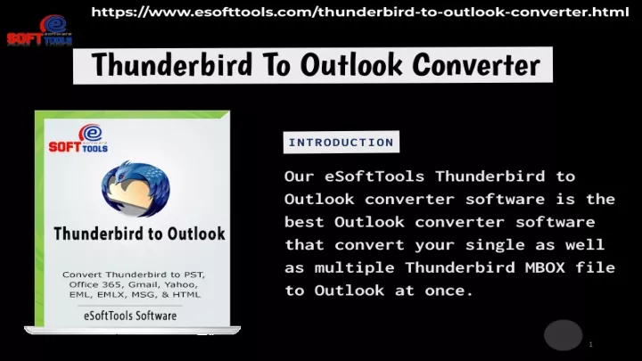 PPT - Thunderbird To Outlook Converter PowerPoint Presentation, Free ...