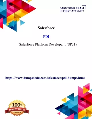 Updated Salesforce PDI Dumps Questions Answers - PDI Dumps PDF