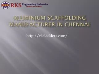 Aluminium Scaffolding Manufacturer in Chennai-converted