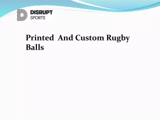 Printed  And Custom Rugby Balls