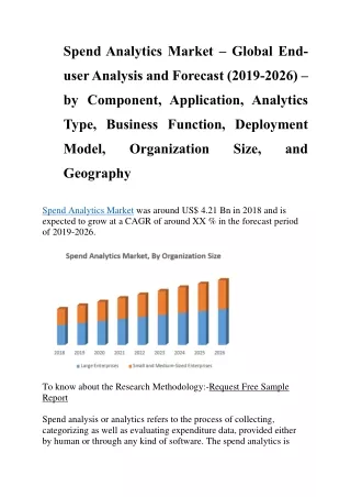 spend analytics market global end